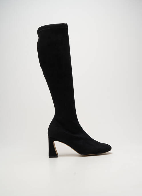 Bottes bout rond talon de 7 à 9cm noir ANGEL ALARCON femme