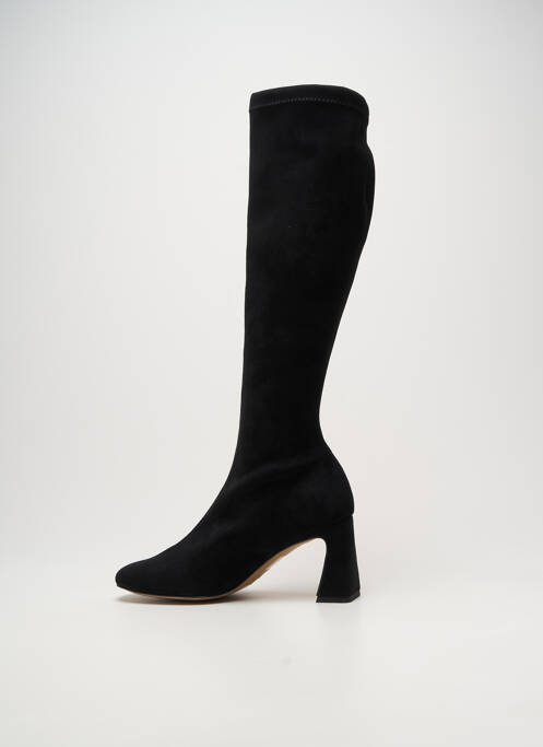 Bottes bout rond talon de 7 à 9cm noir ANGEL ALARCON femme