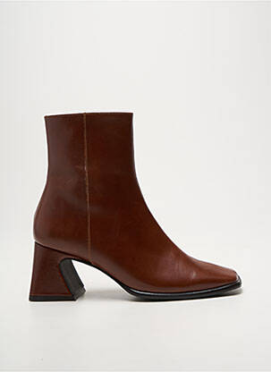 Bottines/boots fermeture zippée talon de 4 à 6cm marron ANGEL ALARCON femme