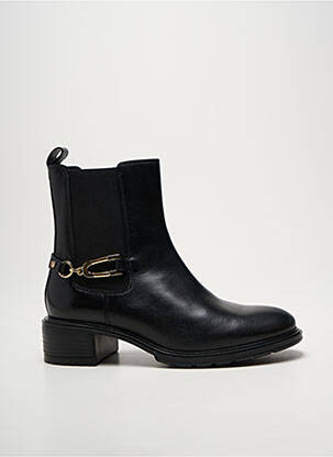 Bottines/boots tissage satiné talon de 4 à 6cm noir ARA femme