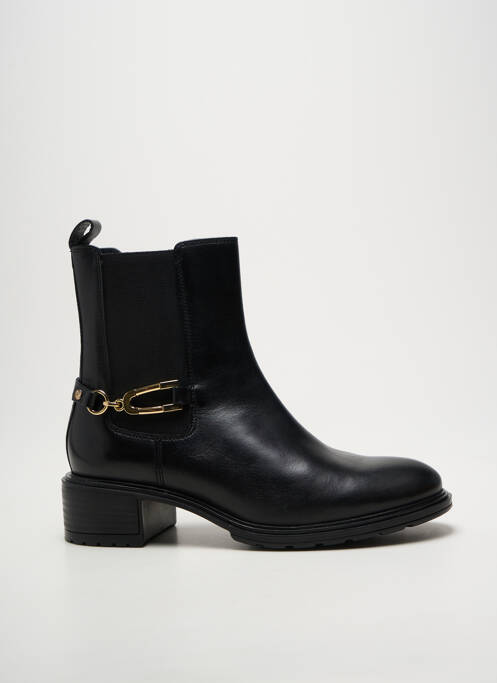 Bottines/boots tissage satiné talon de 4 à 6cm noir ARA femme