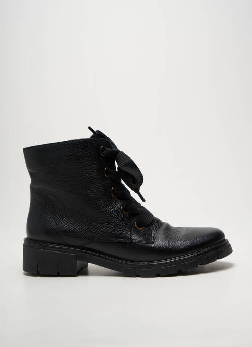 Bottines/boots fermeture zip et lacets talon de 4 à 6cm noir ARA femme
