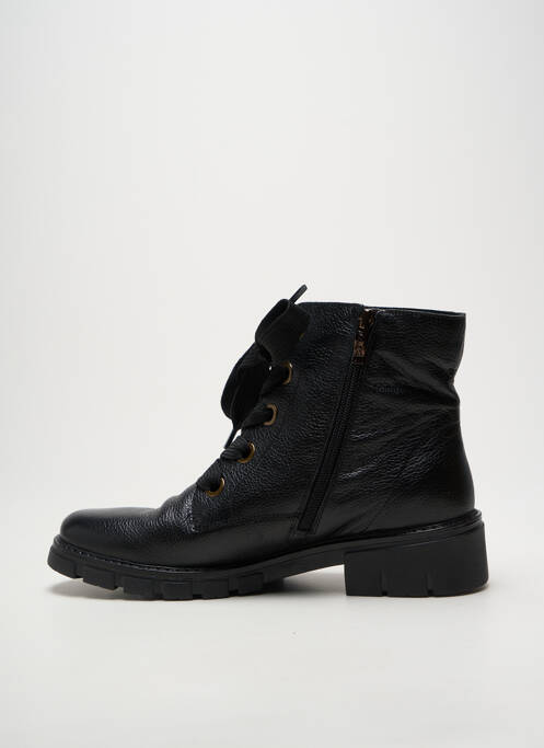 Bottines/boots fermeture zip et lacets talon de 4 à 6cm noir ARA femme