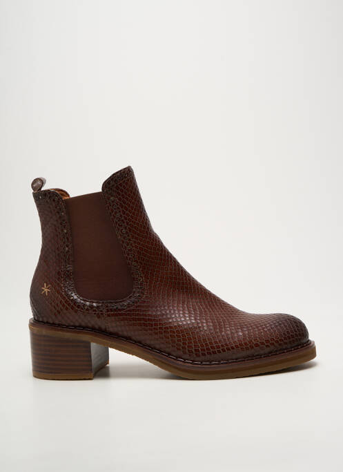 Bottines/boots talon bottier talon de 4 à 6cm marron MAM'ZELLE femme