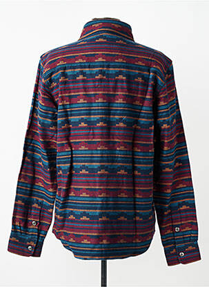 Chemise manches longues poches bleu IRON AND RESIN homme