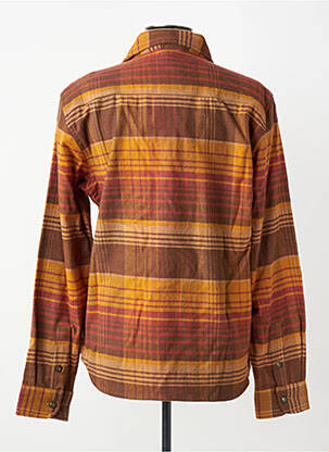 Chemise manches longues poches orange IRON AND RESIN homme