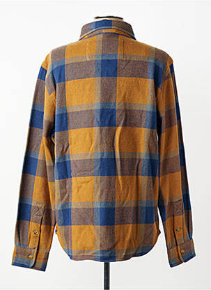 Chemise manches longues poches bleu IRON AND RESIN homme