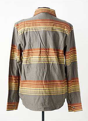 Chemise manches longues poches gris IRON AND RESIN homme