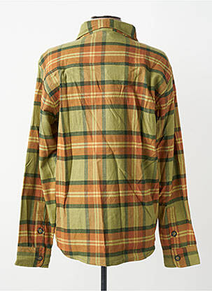 Chemise manches longues poignets boutonnés vert IRON AND RESIN homme
