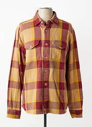 Chemise manches longues poches rouge IRON AND RESIN homme
