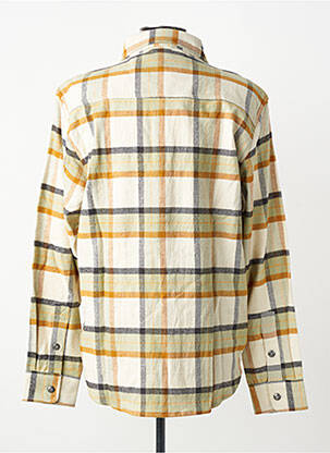 Chemise manches longues poches beige IRON AND RESIN homme