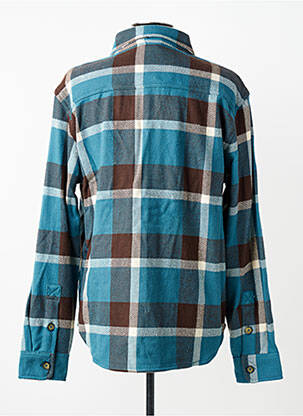 Chemise manches longues poches bleu IRON AND RESIN homme