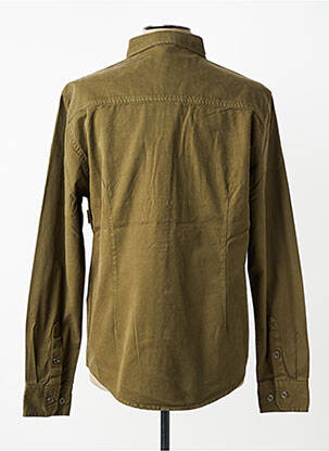 Veste casual fermeture boutonnée sur le devant vert IRON AND RESIN homme