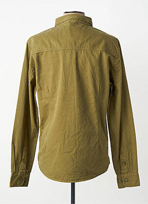 Chemise manches longues poches poitrine vert DAYTONA homme