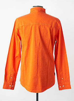 Chemise manches longues manches longues orange DAYTONA homme
