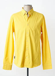 Chemise manches longues manches longues jaune DAYTONA homme