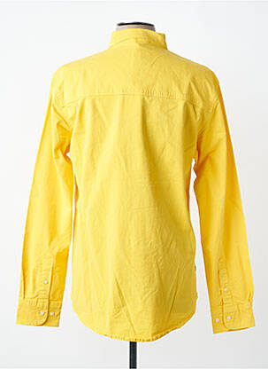 Chemise manches longues manches longues jaune DAYTONA homme