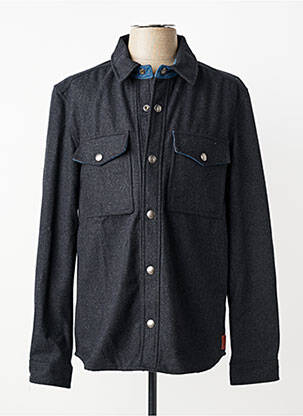 Chemise manches longues poches noir IRON AND RESIN homme