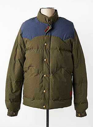 Doudoune poches sans capuche vert IRON AND RESIN homme