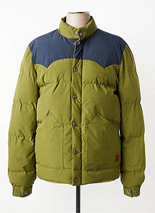Doudoune poches sans capuche vert clair IRON AND RESIN homme