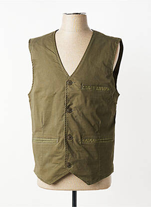 Gilet sans manche poches vert DAYTONA homme