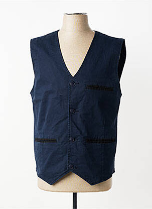 Gilet sans manche poches bleu DAYTONA homme