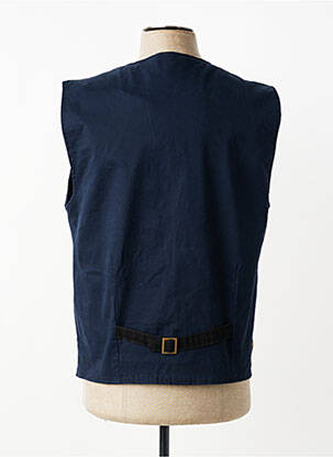 Gilet sans manche poches bleu DAYTONA homme