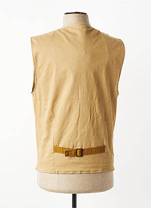 Gilet sans manche poches marron DAYTONA homme