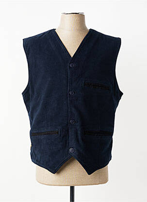 Gilet sans manche poches bleu DAYTONA homme
