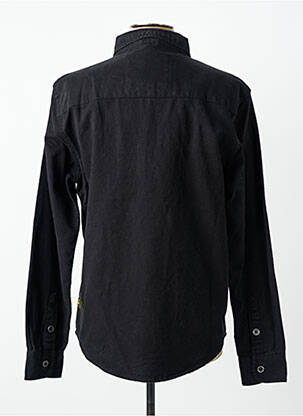 Chemise manches longues poches noir DAYTONA homme