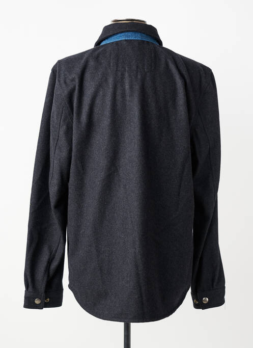 Chemise manches longues poignets boutonnés noir IRON AND RESIN homme