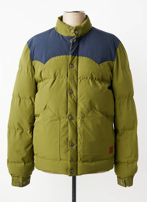 Doudoune manches longues sans capuche vert clair IRON AND RESIN homme