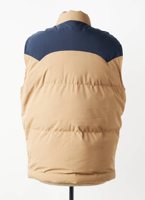 Doudoune poches sans capuche beige IRON AND RESIN homme