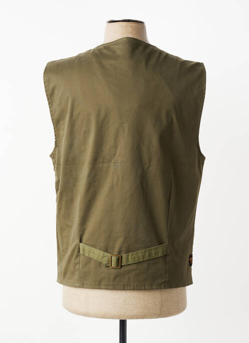 Gilet sans manche poches vert DAYTONA homme