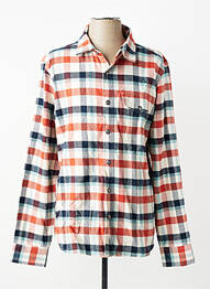 Chemise manches longues poignets boutonnés blanc IRON AND RESIN homme