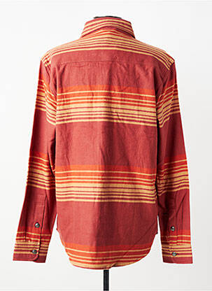 Chemise manches longues poches rouge IRON AND RESIN homme
