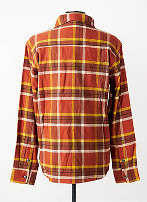 Chemise manches longues poches marron IRON AND RESIN homme