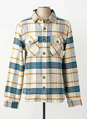 Chemise manches longues poignets boutonnés beige IRON AND RESIN homme