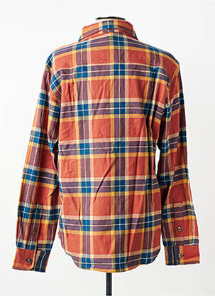 Chemise manches longues poches orange IRON AND RESIN homme