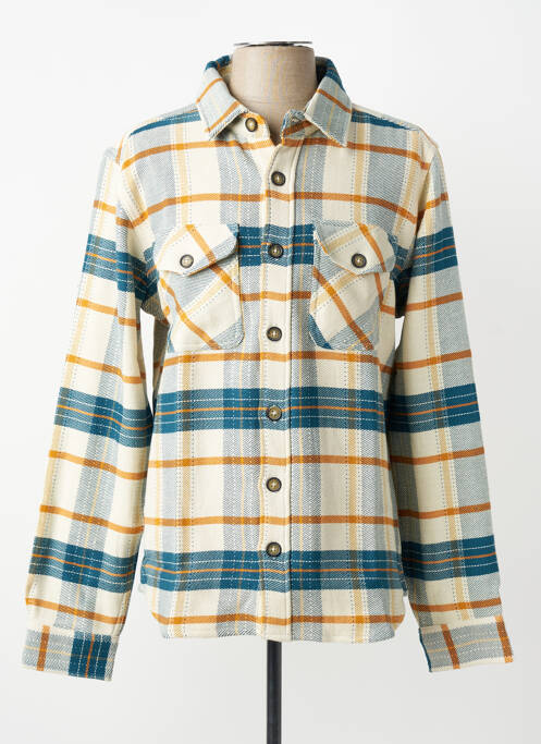 Chemise manches longues poignets boutonnés beige IRON AND RESIN homme