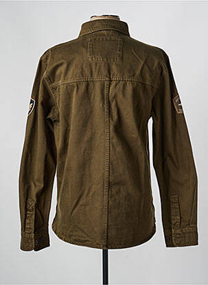 Veste casual fermeture boutonnée sur le devant vert DAYTONA homme