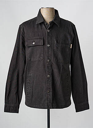 Veste casual fermeture boutonnée sur le devant noir IRON AND RESIN homme