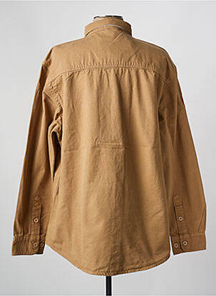 Veste casual fermeture boutonnée sur le devant marron MARINE NATIONALE homme