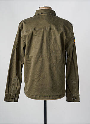 Veste casual fermeture boutonnée sur le devant vert DAYTONA homme
