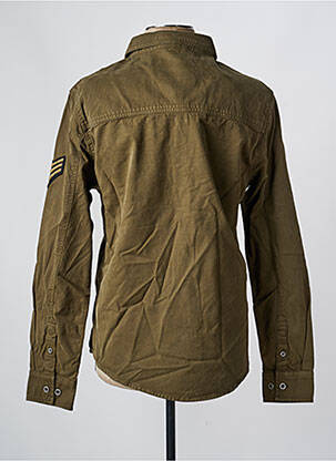 Veste casual fermeture boutonnée sur le devant vert DAYTONA homme