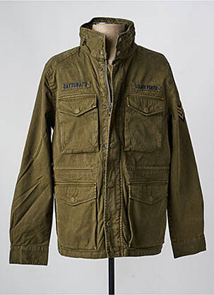 Veste casual coupe droite vert DAYTONA homme