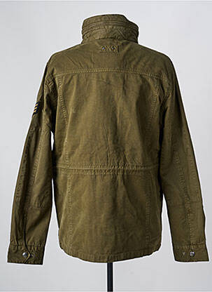 Veste casual coupe droite vert DAYTONA homme