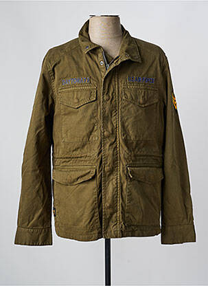 Veste casual coupe droite vert DAYTONA homme