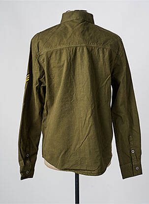 Veste casual fermeture boutonnée sur le devant vert DAYTONA homme
