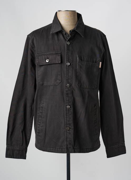 Veste casual fermeture boutonnée sur le devant noir IRON AND RESIN homme